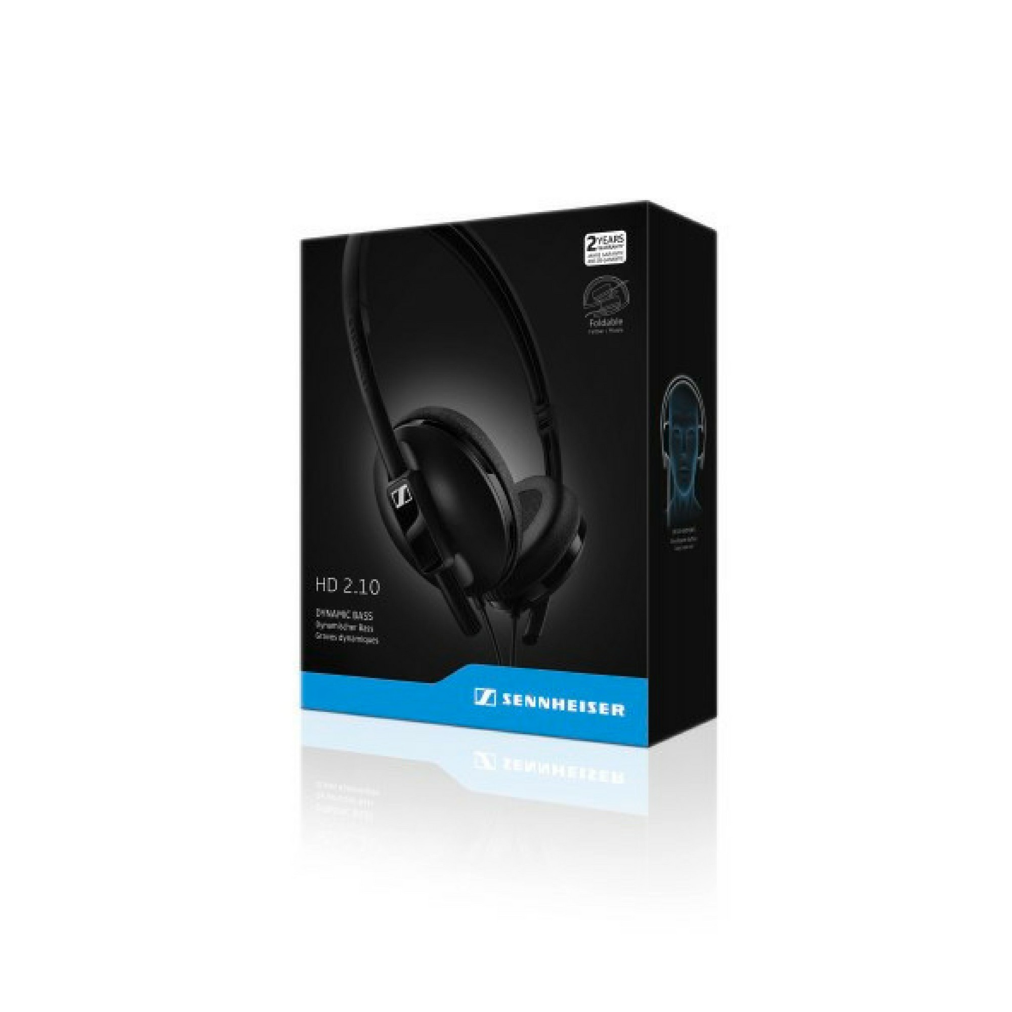 Sennheiser HD 2.10 Stylish Portable On-Ear Headphones