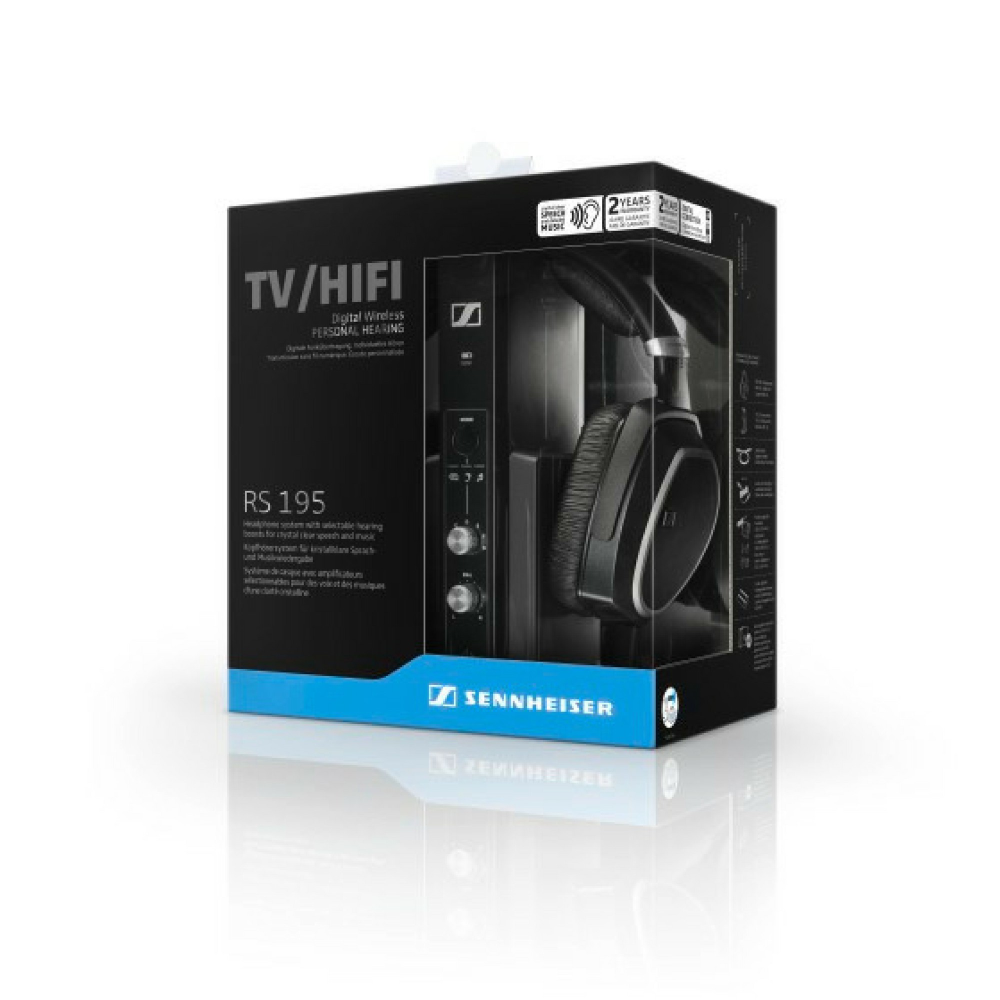 Sennheiser RS 195 Digital Wireless TV and Home Audio Headphone System