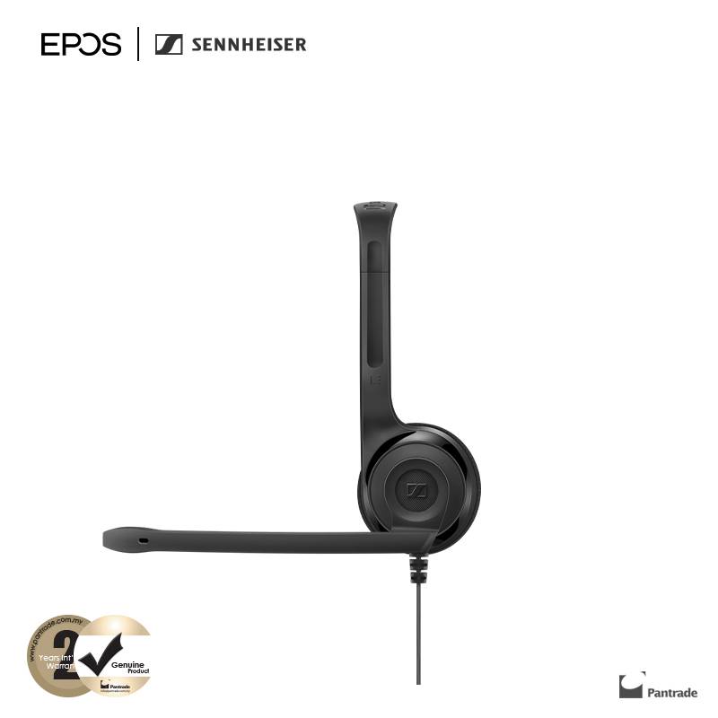 EPOS | Sennheiser PC 3 CHAT - Stereo Chat Headset for Internet Telephony,  Voip, Skype