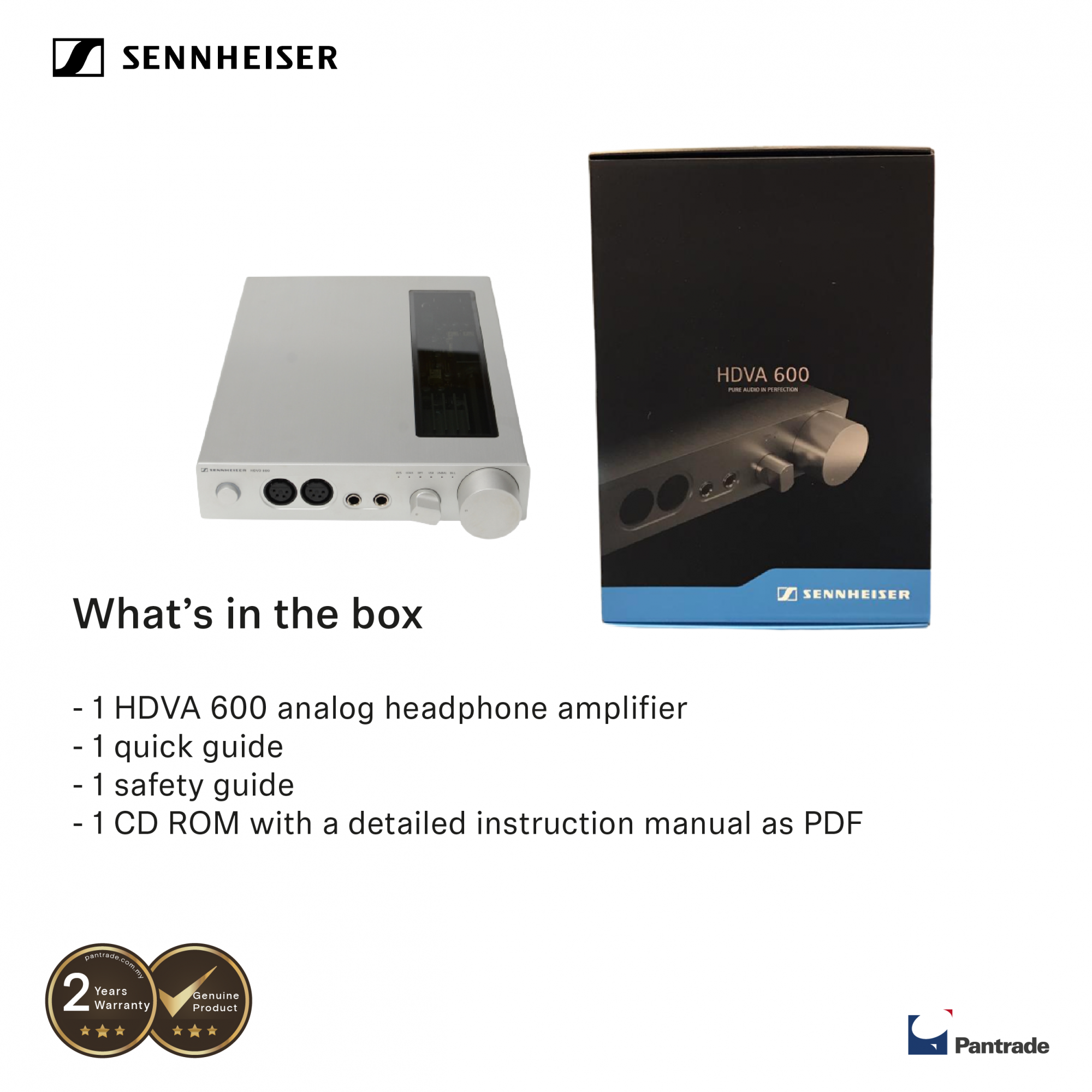 Sennheiser HDVA 600 headphone amplifier
