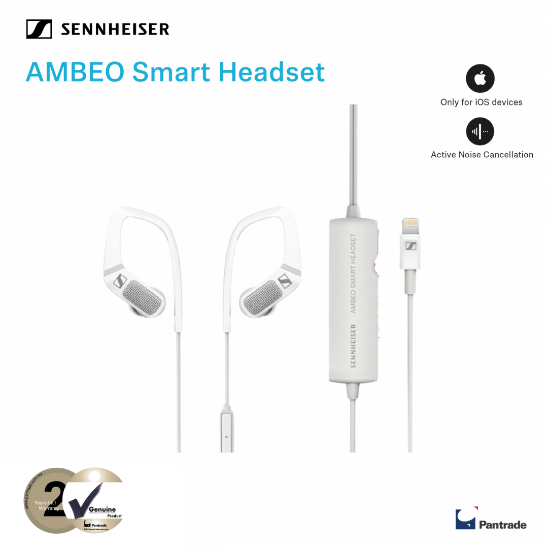 Sennheiser AMBEO Smart Headset - Mobile Binaural Recording Headset